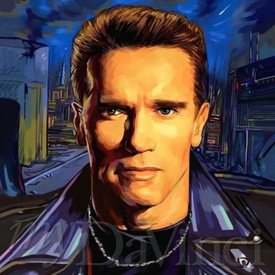Arnold Schwarzenegger Pop Art Print - myDaVinci